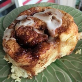 Gluten-free cinnamon roll from Butter is Better Bakery